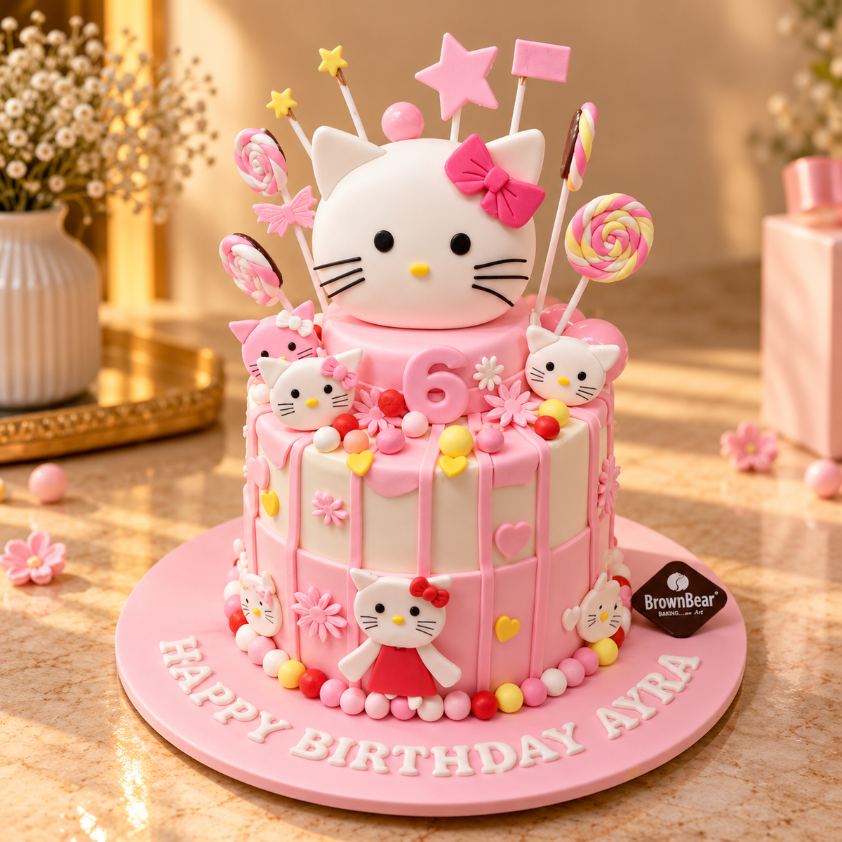 Hello Kitty Birthday Cake