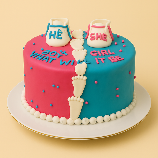 He or She? Gender Reveal Cake
