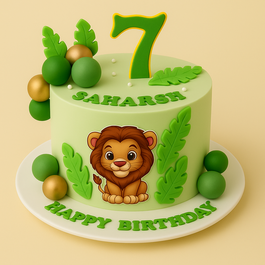 Jungle Lion King Cake