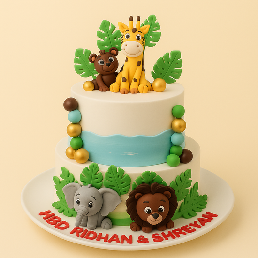 Jungle Safari Cake