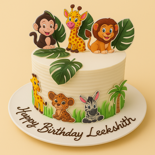 Jungle Safari Fun Cake