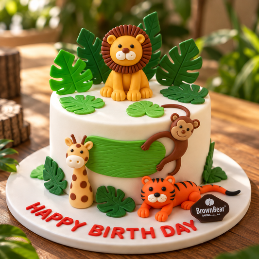 Wild Jungle Safari Cake