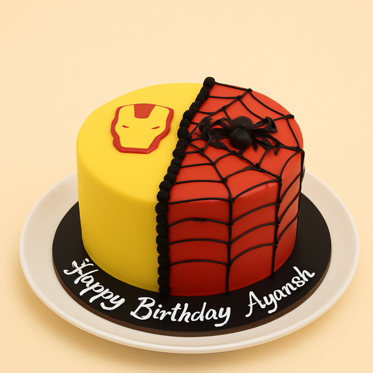 Marvel Superheroes Birthday Cake