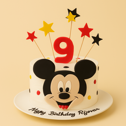 Mickey Mouse Birthday Cake