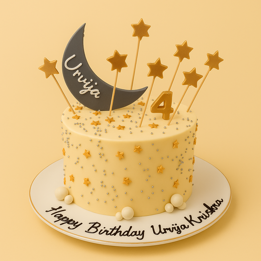 Moon & Stars Celebration Cake