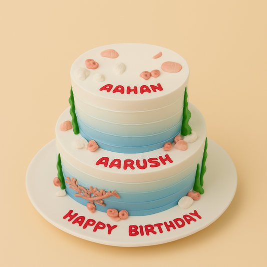 Ocean Breeze Double Cake