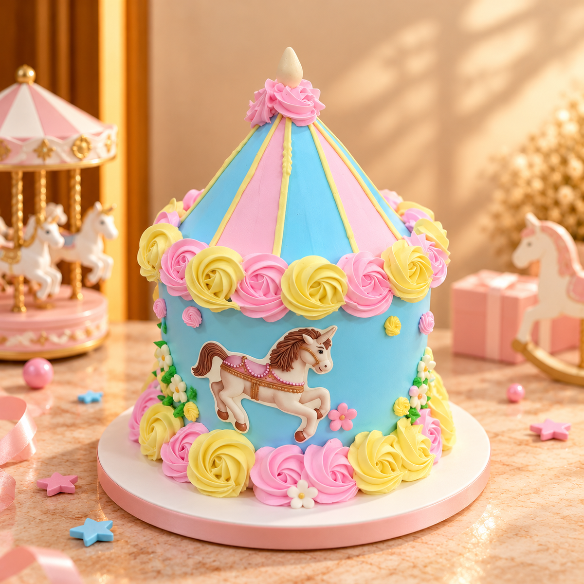 A Whimsical Merry-Go-Round Celebration