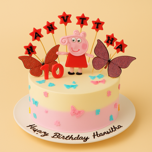 Peppa Pig Birthday Cake