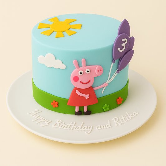 Peppa Pig Sunshine Cake