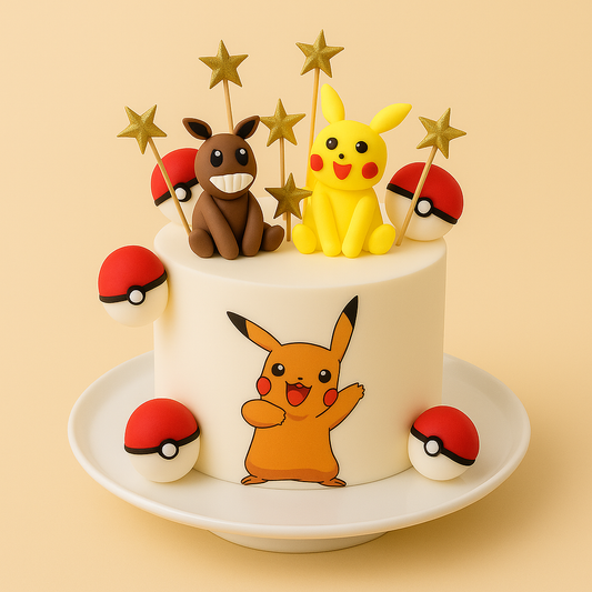 Pikachu & Friends Adventure Cake