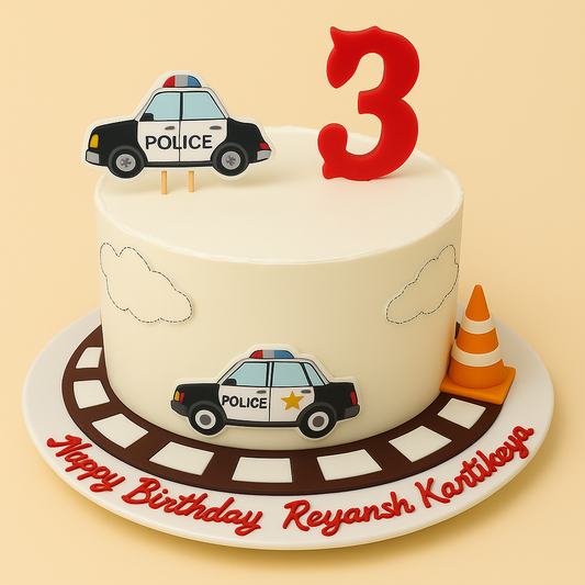 Police Patrol Cake
