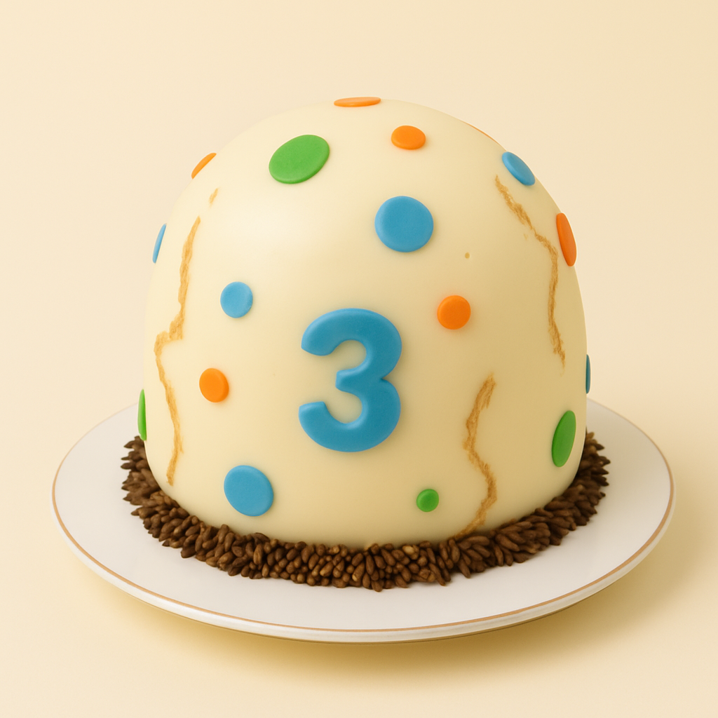 Polka Dots Birthday Surprise Cake