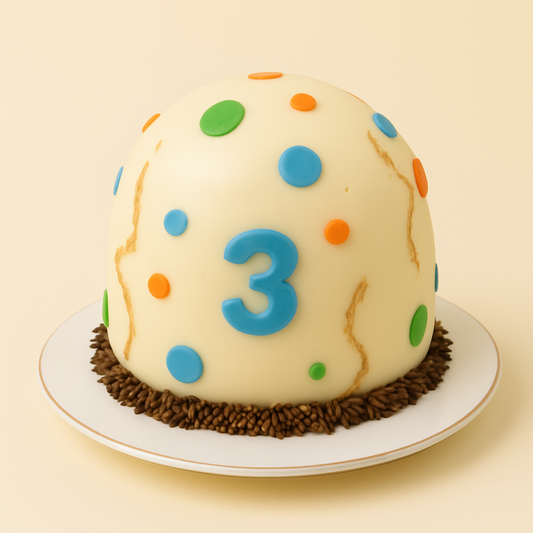 Polka Dots Birthday Surprise Cake