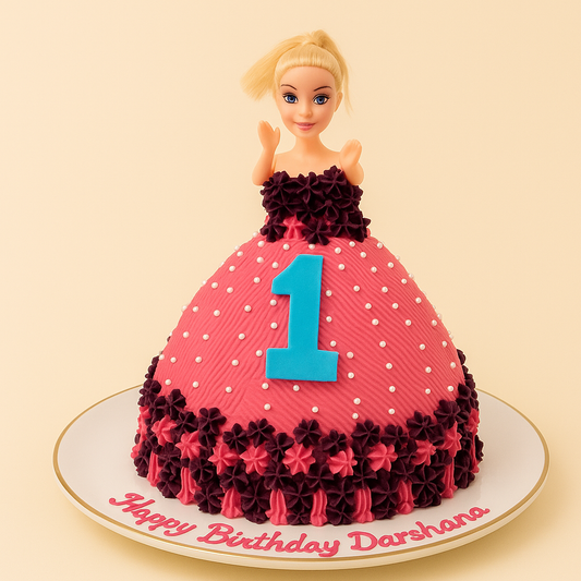 Princess Doll Gown Cake