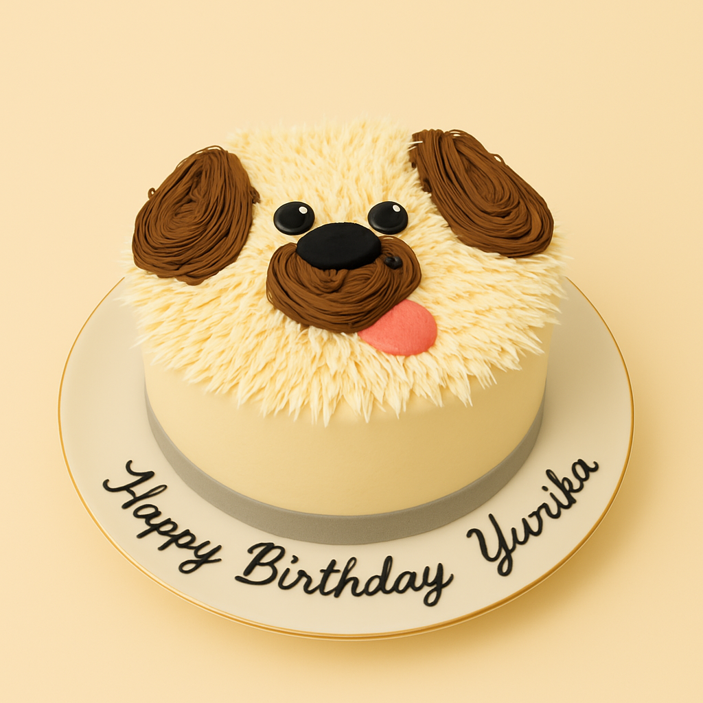 Puppy Love Birthday Cake