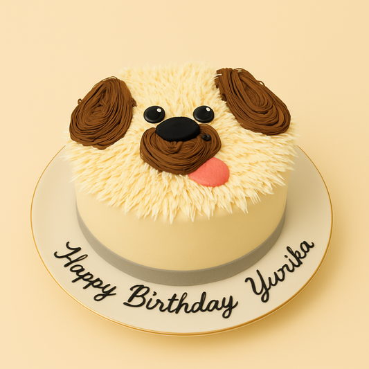 Puppy Love Birthday Cake