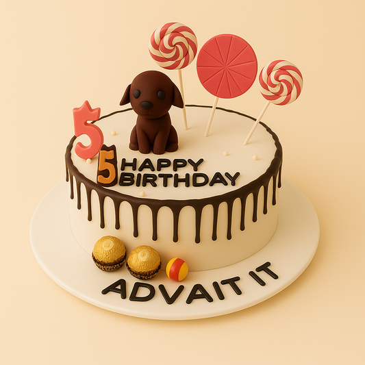 Puppy Treat Birthday Cake