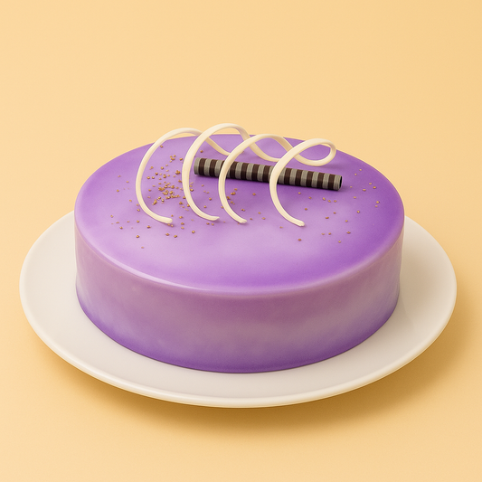 Purple Elegance Cake