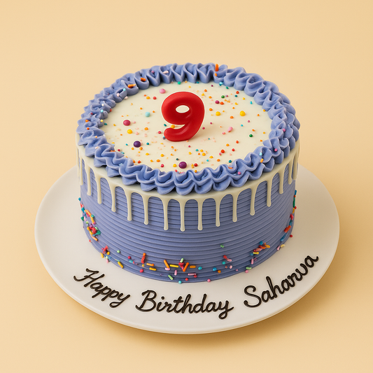 Rainbow Sprinkle Birthday Cake