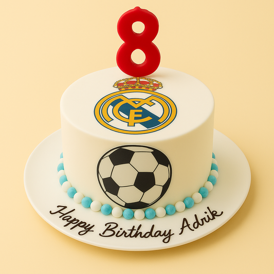Real Madrid Football Cake
