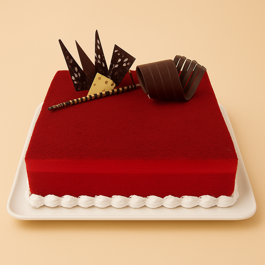 Red Velvet Elegance Cake