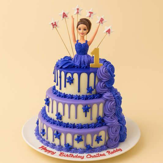 Royal Princess Doll Cake