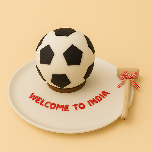Soccer Ball Smash Cake