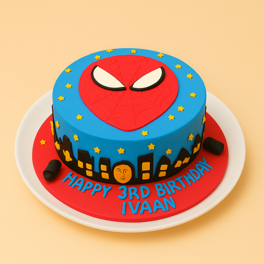 Spiderman Superhero Cake