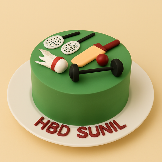 Sports Passion Birthday Cake