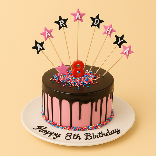 Star-Themed Birthday Cake