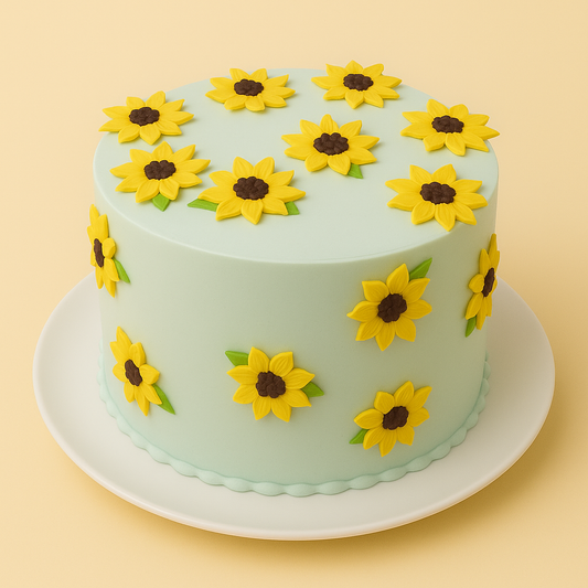 “Sunflower Mom” Cake