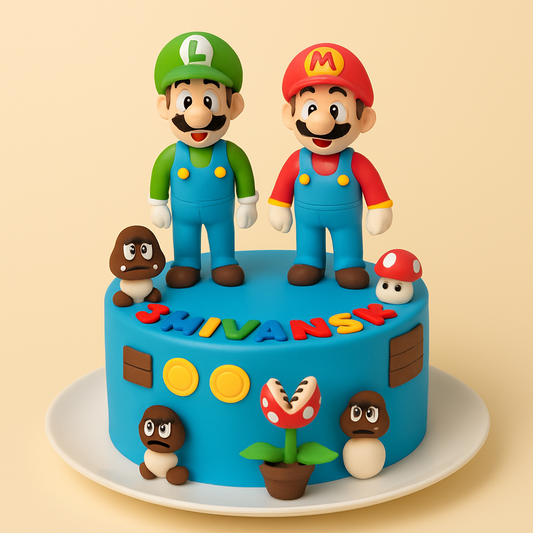 Super Mario Adventure Cake