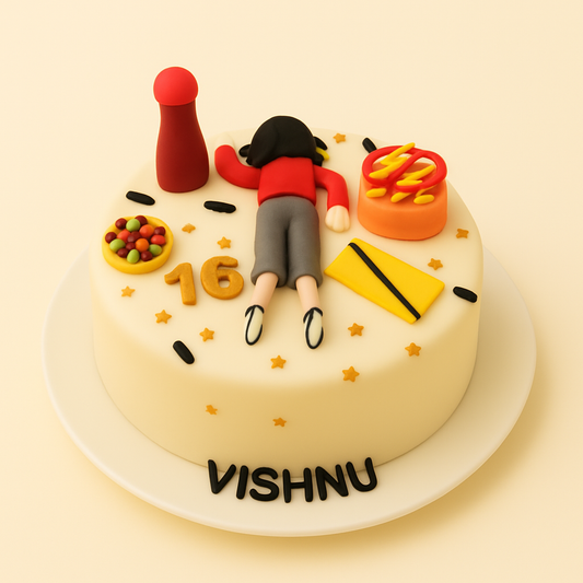 Teen Vibes 16th Birthday Cake