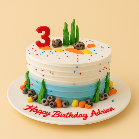 Under the Sea Birthday Cake