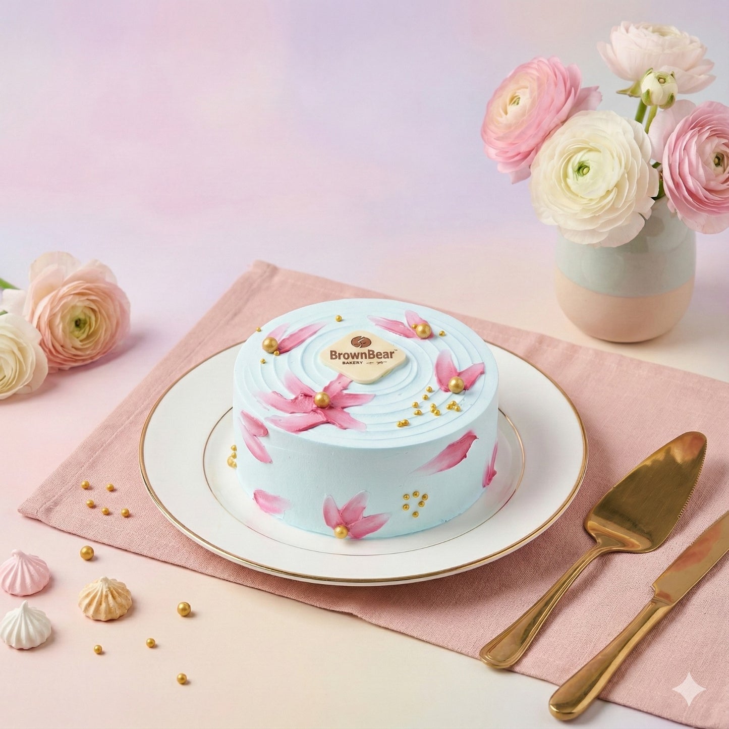 Butterscotch Bento Cake