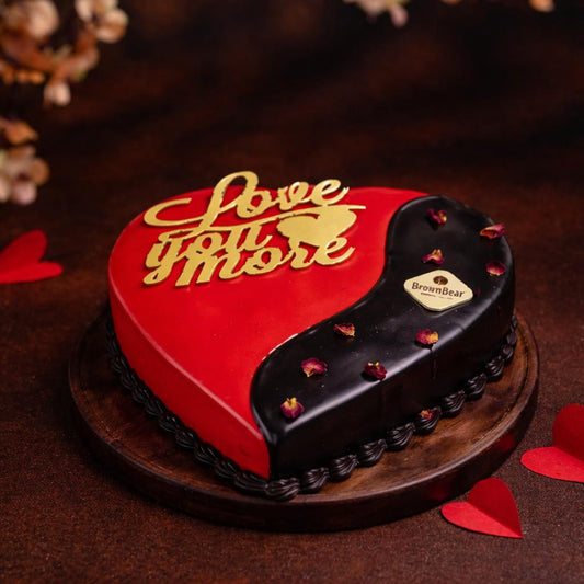 Valentine Special Red velvet large  cake