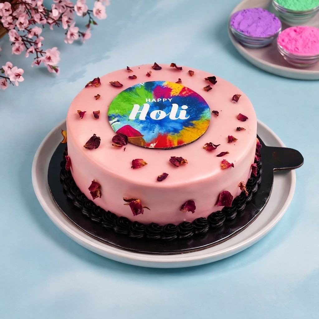 Holi special Thandai cake large