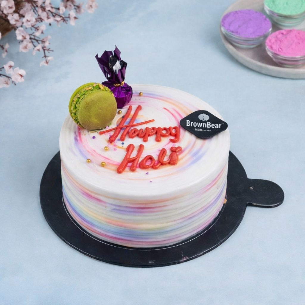 Holi special kaju katli cake small