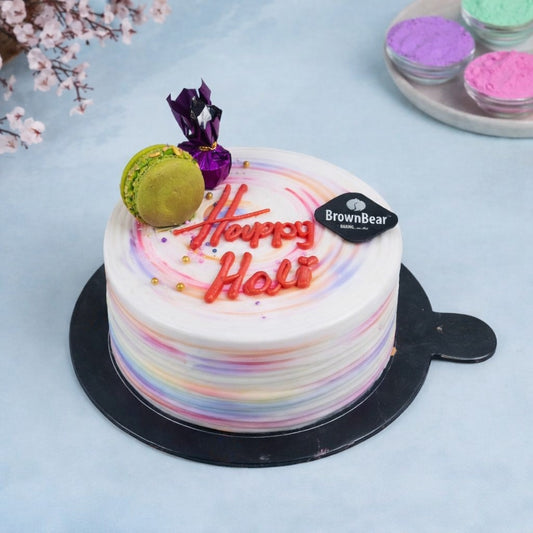 Holi special kaju katli cake small