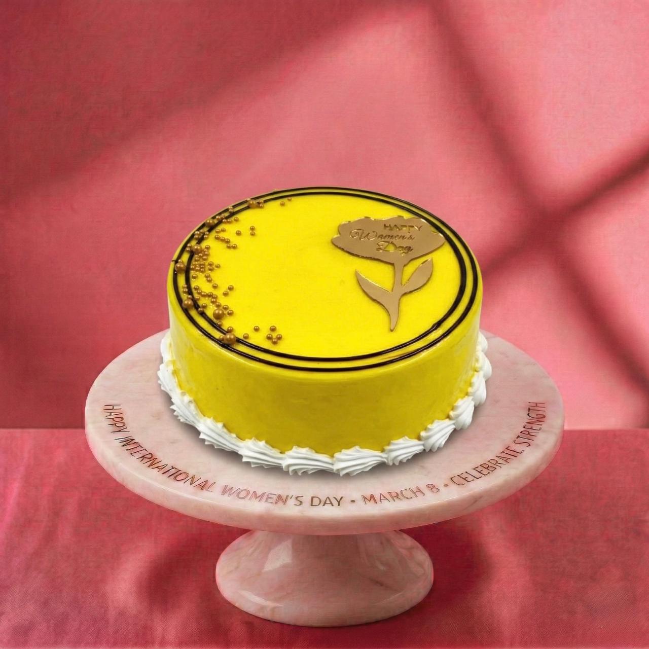 Women's day pineapple cake large