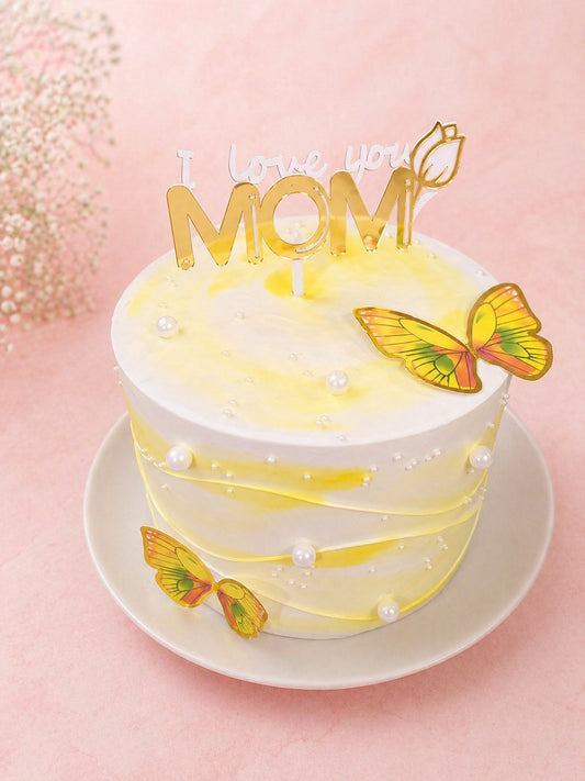 MOMs  Pineapple Celebration Tall Cake