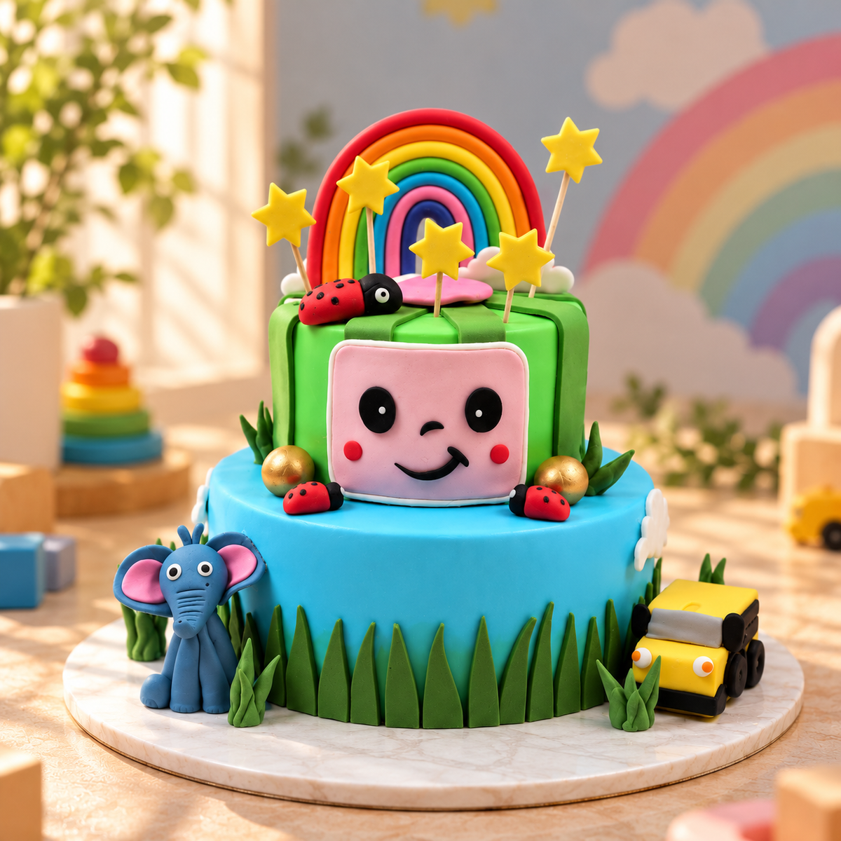 Baby Coco Melon Cake