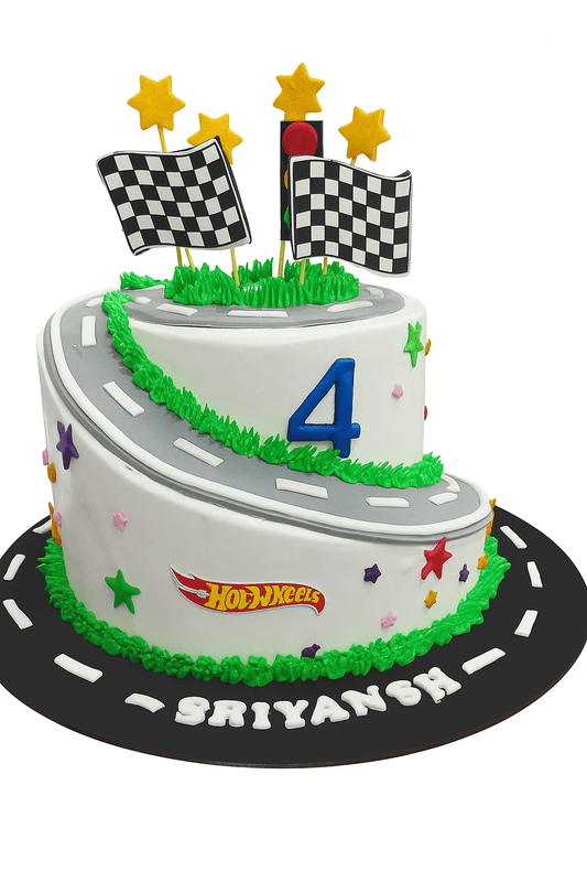 Hot Wheels Racing-Themed Designer Cake