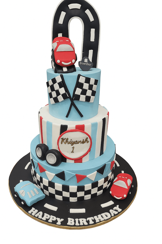 Hot Wheels Racing-Themed Designer Cake