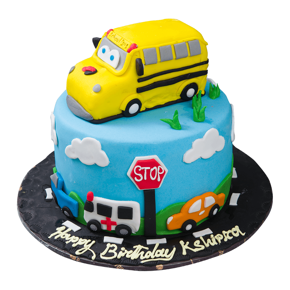 Kids bus cake - Keuchen Paradise