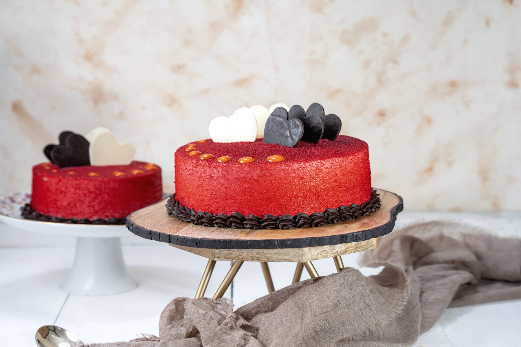 Red Velvet Cake with Raspberries and Blueberries Recipe | Bon Appétit